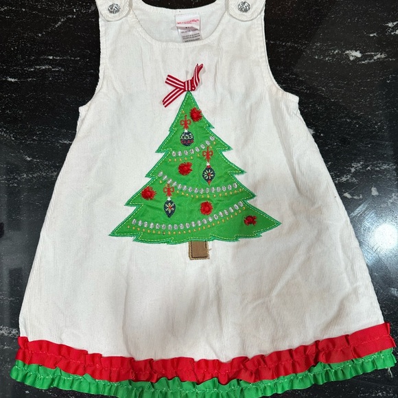 Festive Christmas Tree and Red Holiday Dress Set - Picture 9 of 9